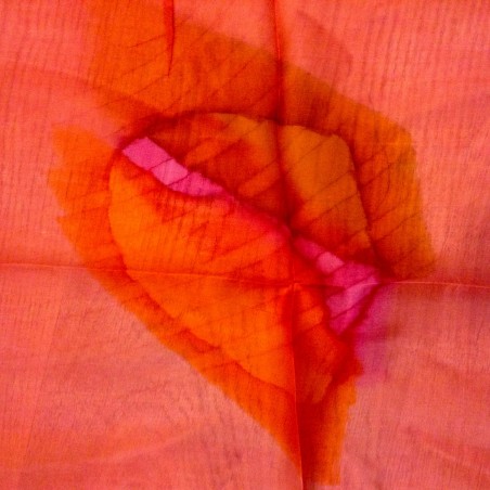 Schals Quadrat Pure Seide Batik Fine Chic Chic Mode