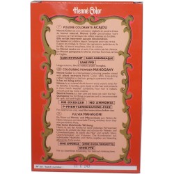 Henna Powder Mahogany Dye Coloring Natural Hair