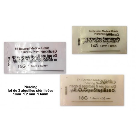 Sterilized sterile piercing needle piercing piercing body piercing