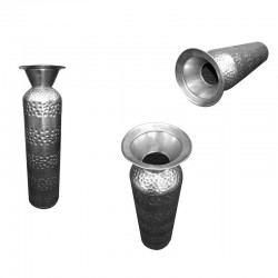 Riese Metall Vase Topf Hohes Metallisches Oberteil