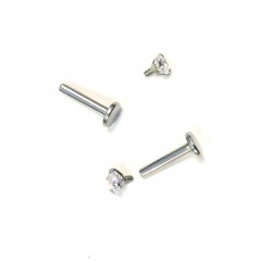 Labrets Fly 1.2 mm Zircon Scratched Steel Piercing Top Quality Guarantees