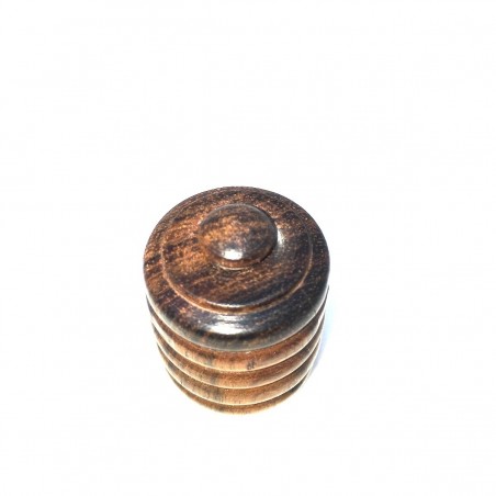 Caja madera bálsamo polvo pilulier polen.