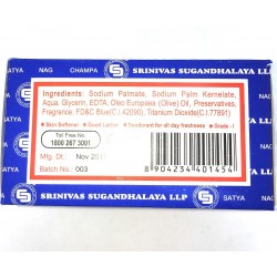 Sapone Nag Champa Satya Indian Natural Skin Cleaner