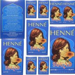 Lot Boxes Red Henné SouAd Hair Coloring