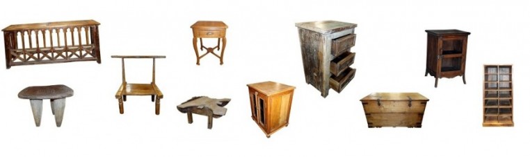 Möbel und Accessoires aus Asien oder Afrika, alt oder recycelt.